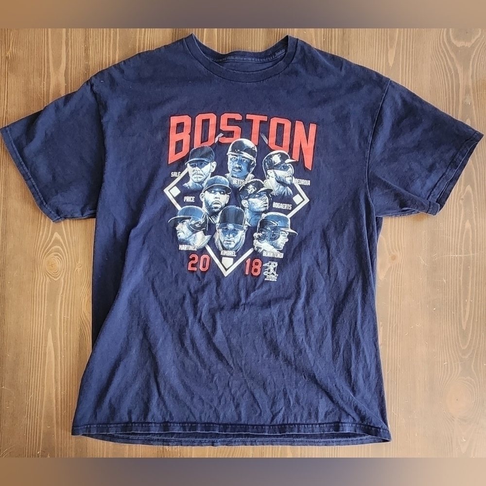 2018 Boston Red Sox T Shirt -Championship Year- Betts Pedroia Bogaerts More